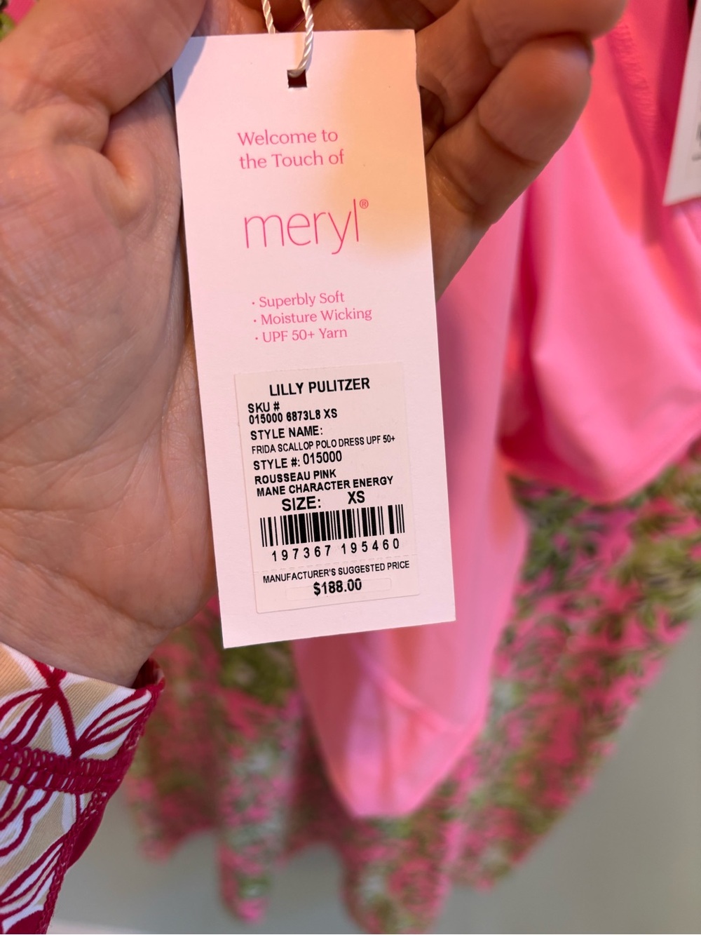 Lilly Pulitzer Luxletic Frida Scallop Polo Dress - Picture 7 of 7